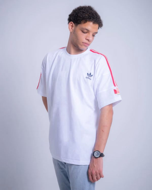 Adidas Originals 3-Stripes Multicolor Tee – Unisex - Image 2